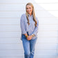 Black Striped Button Down Shirt