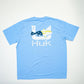 Fish Flag Tee - Marolina Blue - Southern Belle Boutique