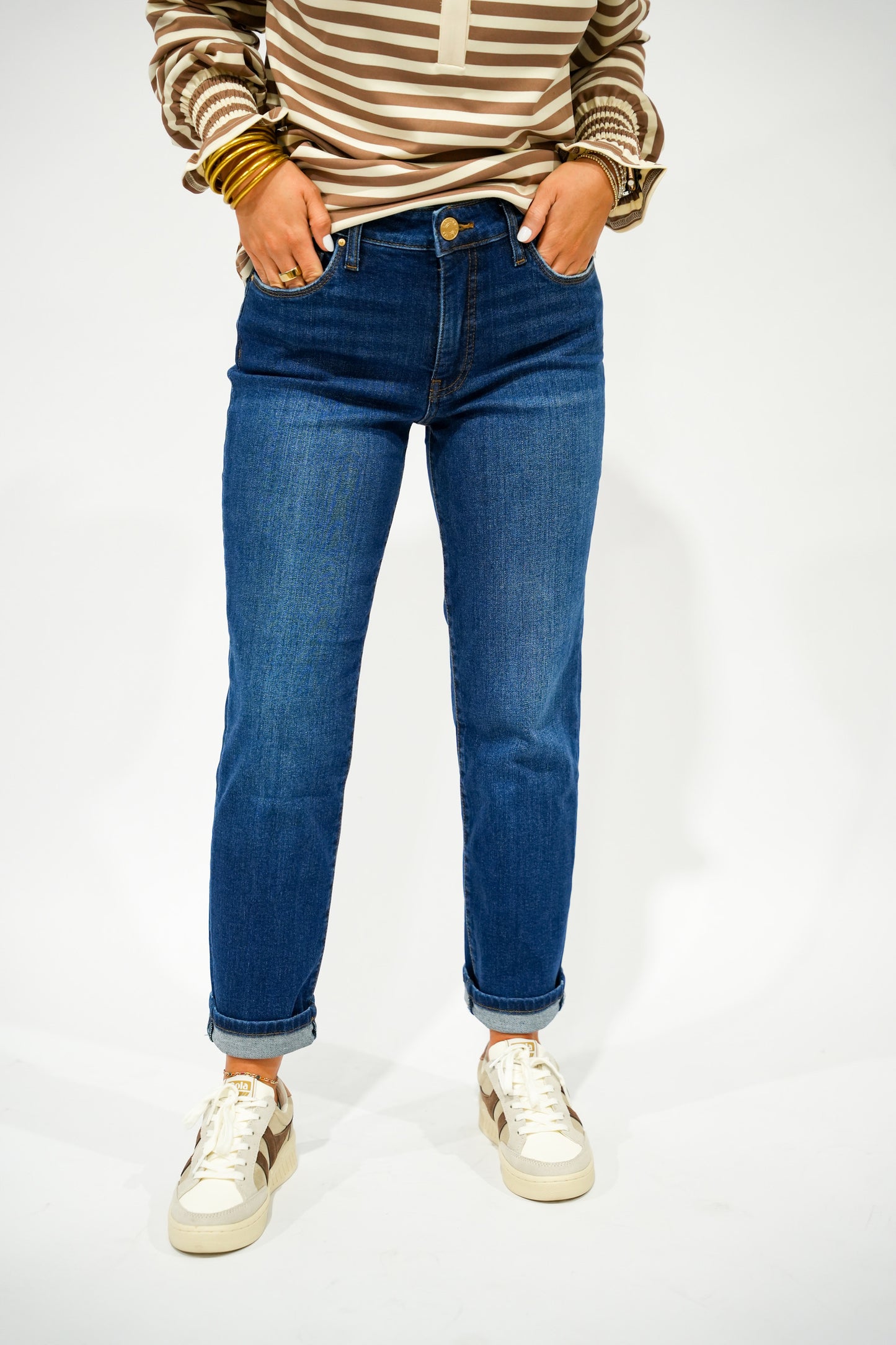 Reese High Rise Ankle Straight Leg Jeans - Attain