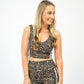 Leopard Crop tank - Southern Belle Boutique