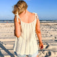 Karine Crochet Halter - Vintage Cream - Southern Belle Boutique