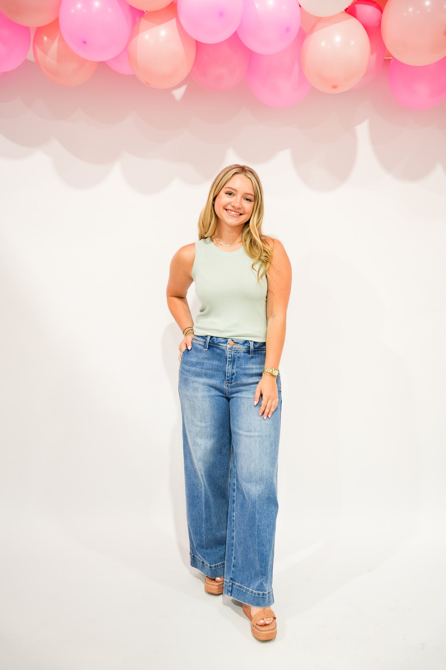 Risen Wide Leg Jeans - Southern Belle Boutique