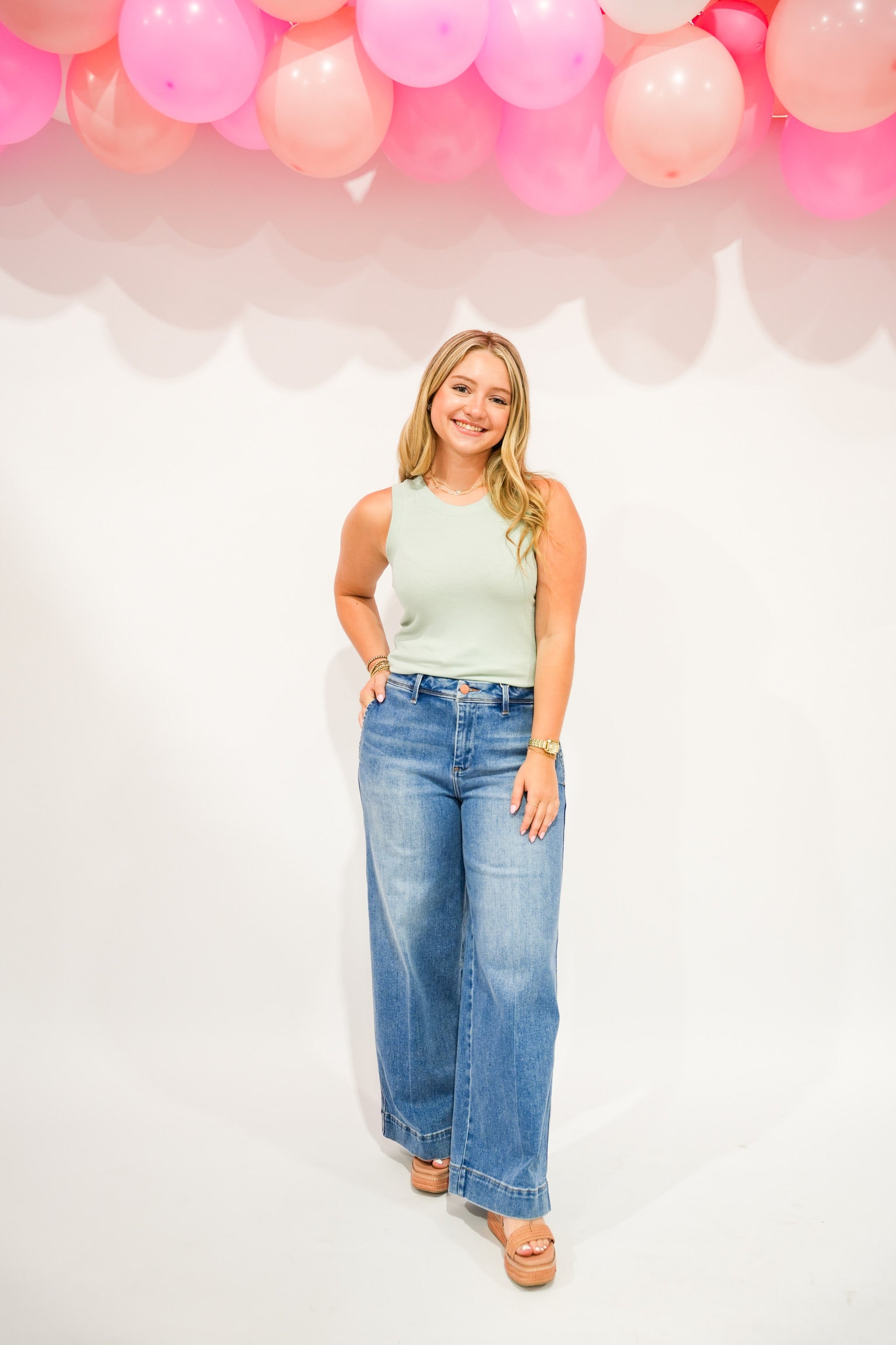 Risen Wide Leg Jeans - Southern Belle Boutique