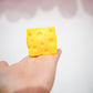 Squishy Yellow Cheese Square - Southern Belle Boutique
