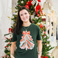 Colorful Christmas Tree Forrest Green SS Tee