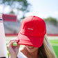 Game Day Trucker Hat - Red - Southern Belle Boutique
