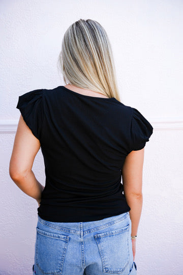 Kai Top - Black - Southern Belle Boutique