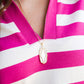 Ottoman Striped Fabric Shift Dress - Southern Belle Boutique