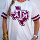 Texas A&M Sparkle Logo T-Shirt