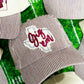 Gig'em Maroon Striped Trucker Hat