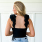 Black Sleeveless Bodysuit - Southern Belle Boutique