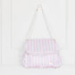 Diaper Bag - Pink Polka Stripe