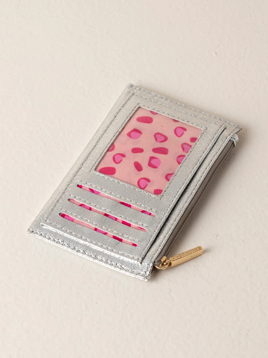 Skyler Card Holder - Silver - Southern Belle Boutique
