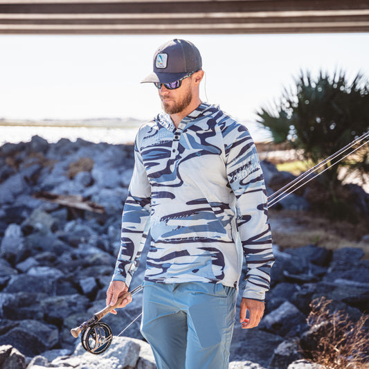 Oysterman Hoodie - Slam-O Camo - Southern Belle Boutique