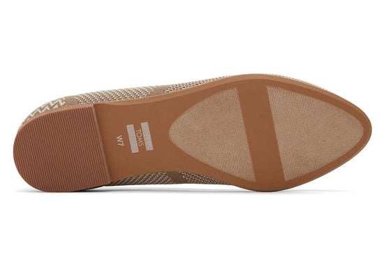 Jutti Neat Taupe Knit Flat - Southern Belle Boutique