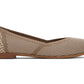 Jutti Neat Taupe Knit Flat - Southern Belle Boutique