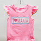 I Love Mama Smocked Short Set - Southern Belle Boutique