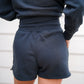 Stride Luxe Sweatshorts - Black