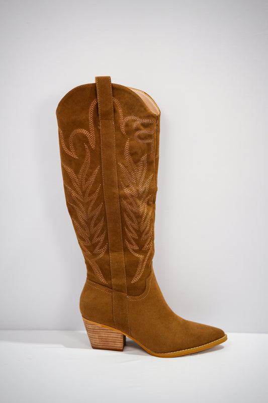 Samara Brown Tall Boot