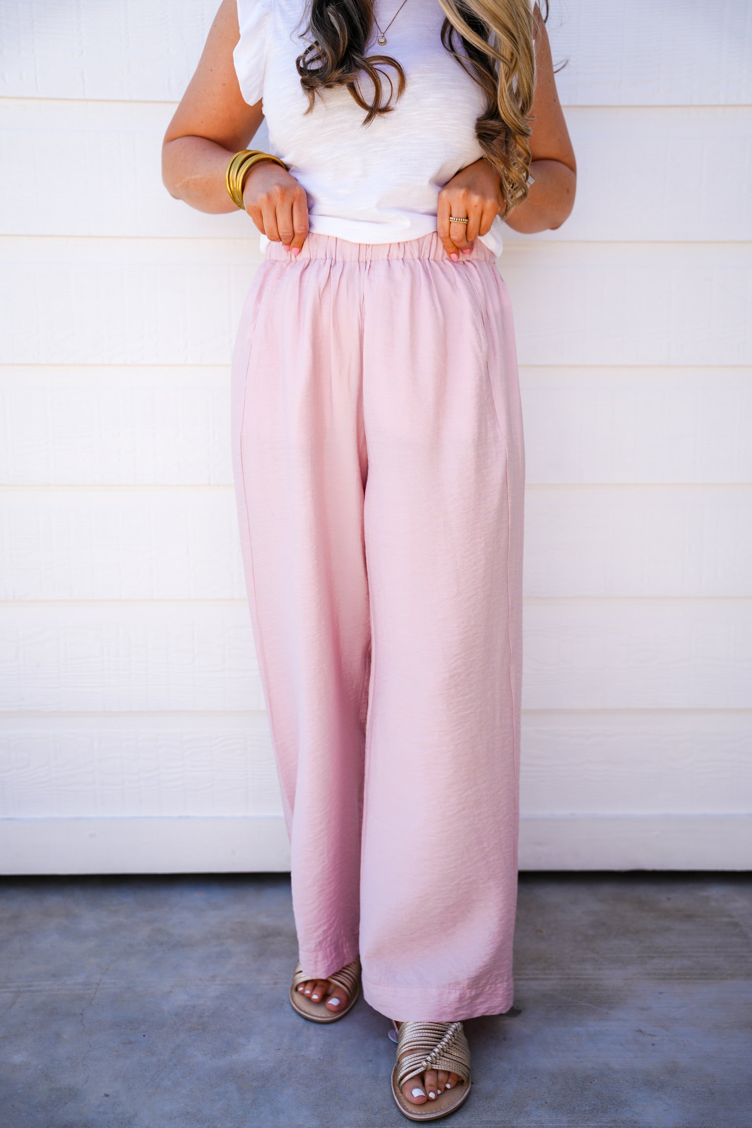 Paris Pant - Petal Pink - Southern Belle Boutique