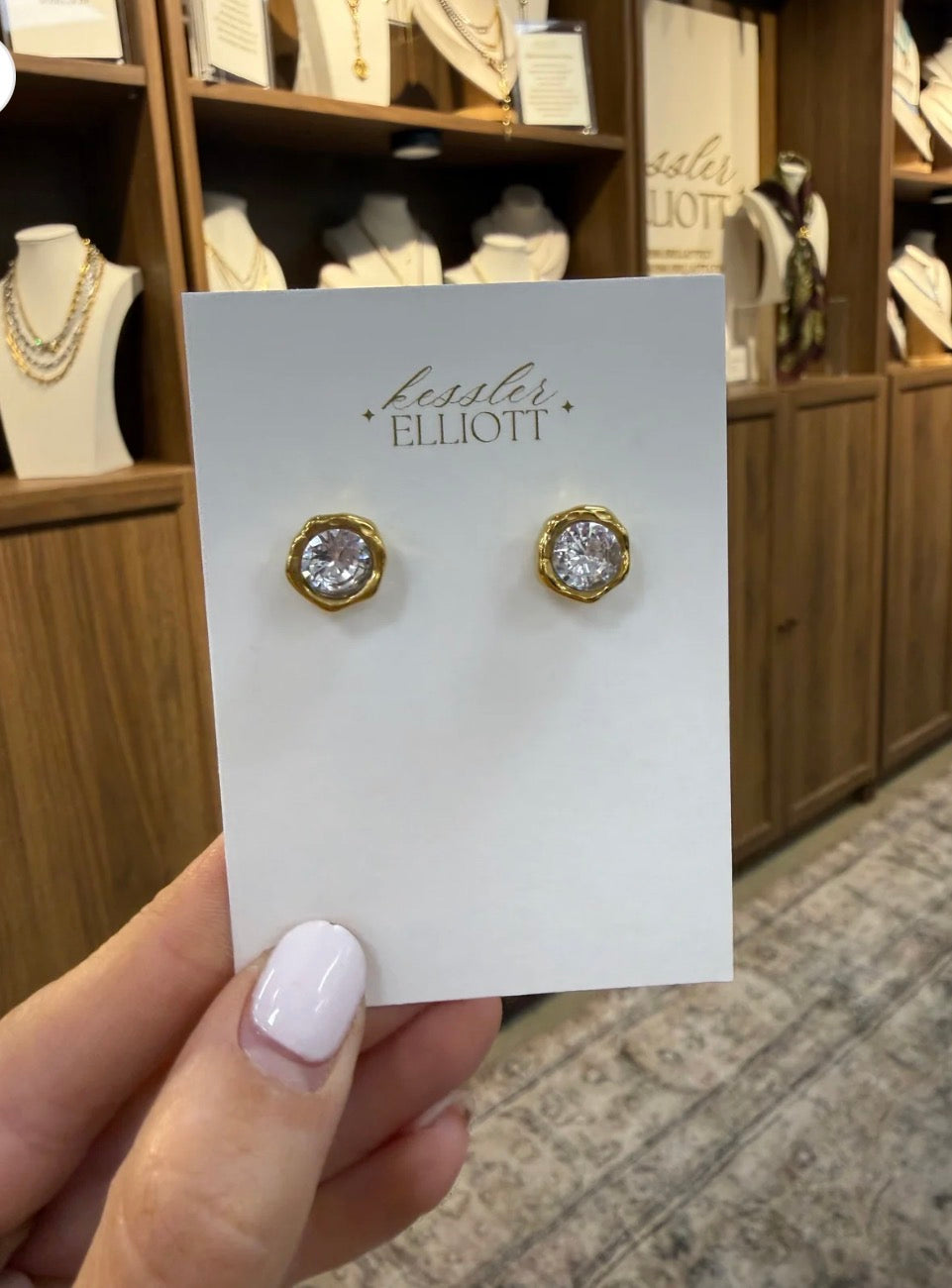 Oversize Stone Studs