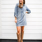 Anika Denim Dress - Medium Wash