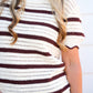Espresso Scalloped Neck Sweater