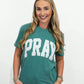 Pray Tshirt - Dark Sage