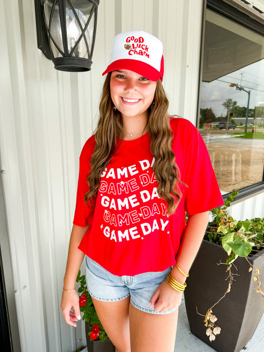 Wavy Game Day Tee - Southern Belle Boutique