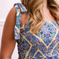 Blue Shoulder Strap Maxi Dress - Southern Belle Boutique