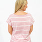 Dusty Striped SS Sweater - Southern Belle Boutique
