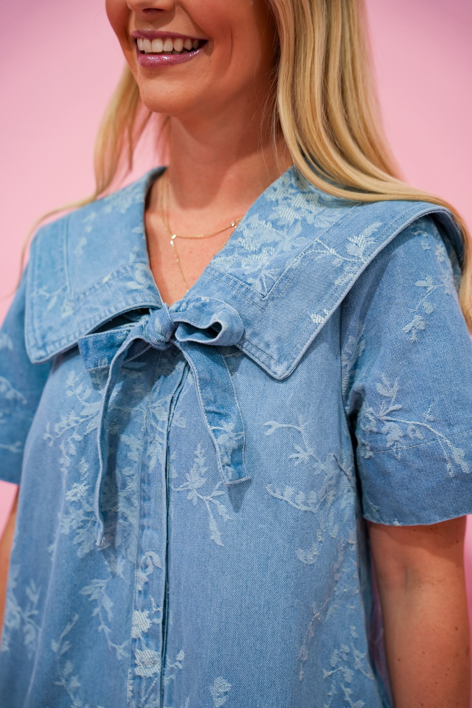 Dreamy Days Light Blue Denim Dress - Southern Belle Boutique