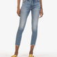 Connie Raw Hem High Waist Crop Skinny Jeans  - Avidity Wash - Southern Belle Boutique