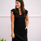 Black Shift Mini Dress