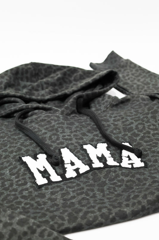 Mama Patch Hoodie Black - Southern Belle Boutique