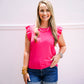 Akiko Rib Top - Pink Paradise - Southern Belle Boutique