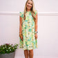 Sage Floral Babydoll Dress