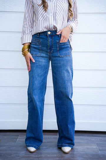 Jean High Rise Wide Leg - Adventure