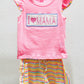 I Love Mama Smocked Short Set - Southern Belle Boutique