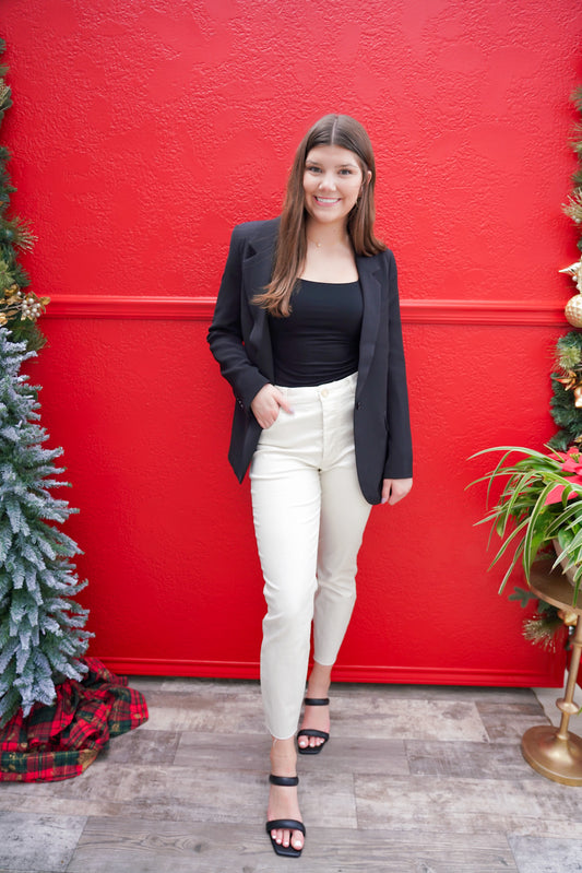 Baylor Blazer - Black - Southern Belle Boutique