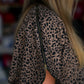 Jacquard Knit Top - Mocha - Southern Belle Boutique