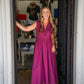 Berry Button Down Tiered Mini Dress - Southern Belle Boutique