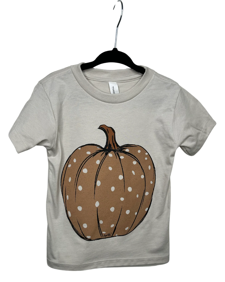 Kids Cocoa Pumpkin Iced Latte Short Sleeve Tee - Southern Belle Boutique