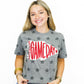 Game Day (Red) Gray Star Tee - Southern Belle Boutique