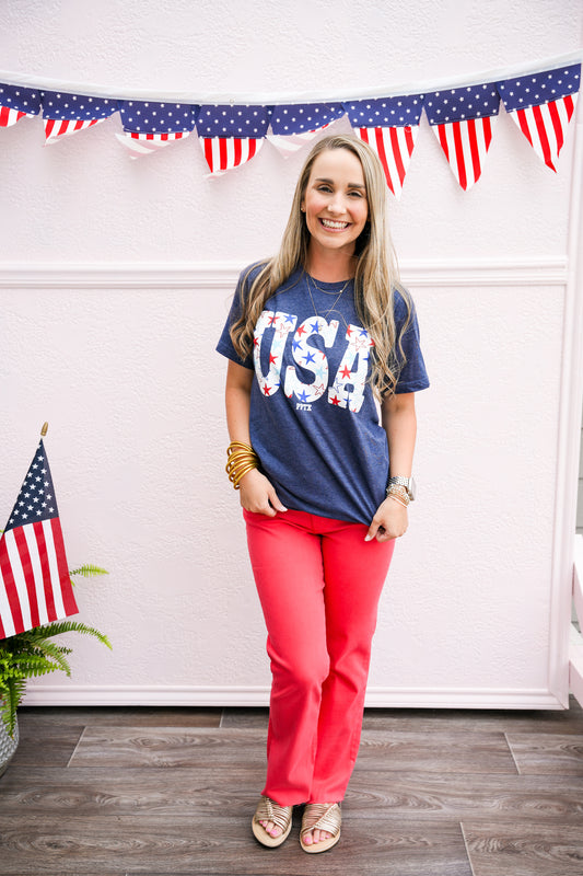 Starry USA Blue Tee