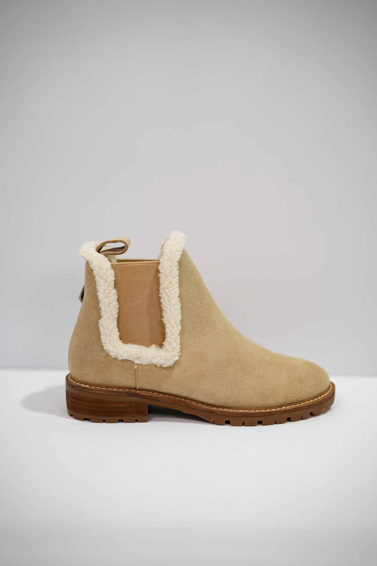 Leopold Tan Suede Booties - Southern Belle Boutique