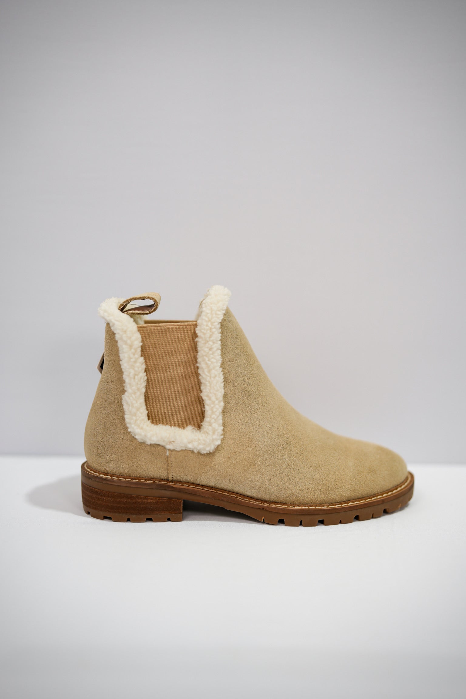 Leopold Tan Suede Booties - Southern Belle Boutique