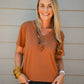 Amaya Tee - Brown Sugar - Southern Belle Boutique