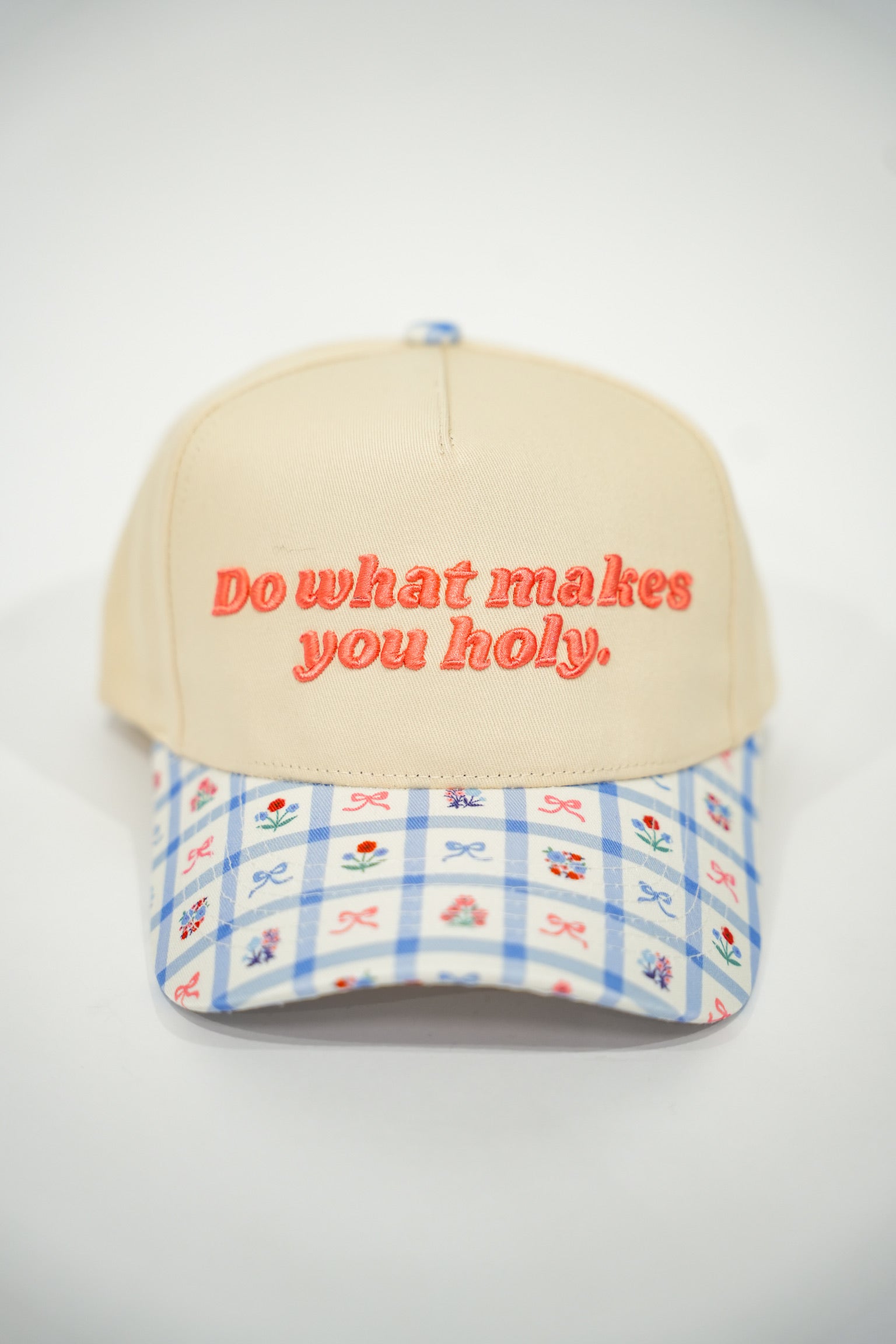 Do What Makes You Holy Bow Trucker Hat - Southern Belle Boutique