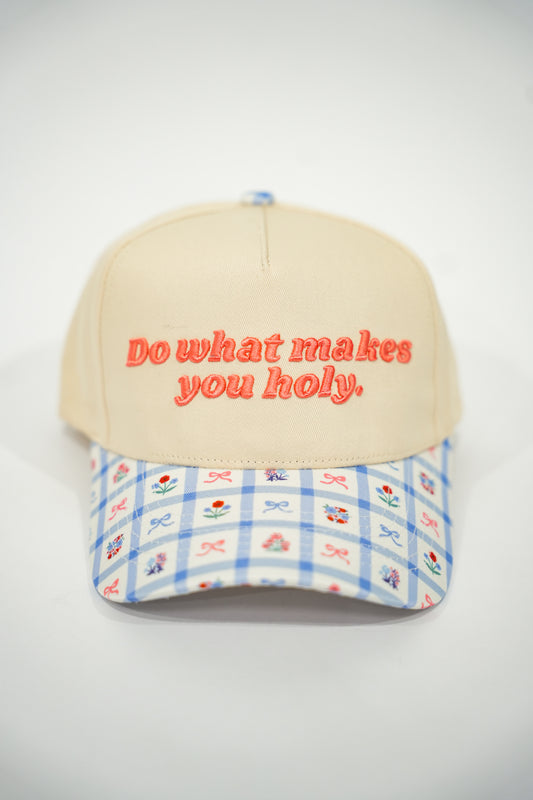 Do What Makes You Holy Bow Trucker Hat - Southern Belle Boutique
